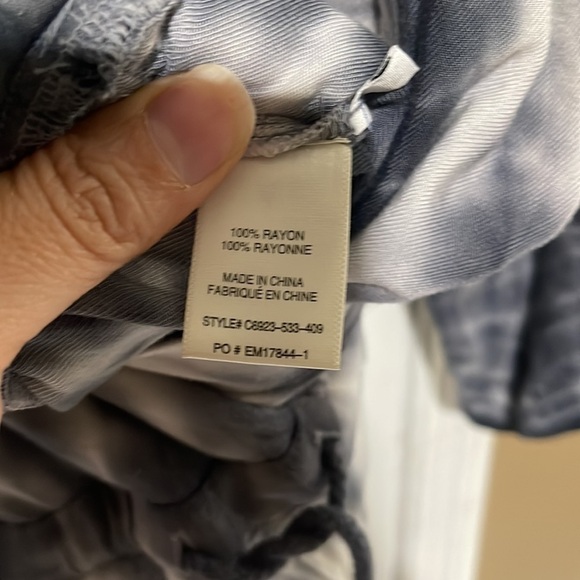 Cloth & Stone Romper Women's V Neck 3/4 Sleeve Small - Picture 7 of 9